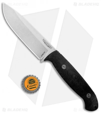 Bradford Knives Guardian5.5 Fixed Blade 3D Black Micarta (5" Sabre SW) - Image 4