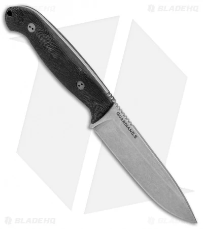Bradford Knives Guardian5.5 Fixed Blade 3D Black Micarta (5" Sabre SW) - Image 2