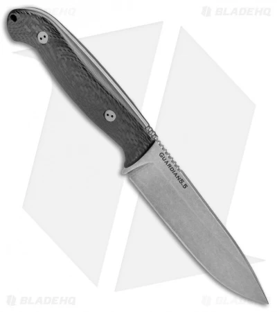 Bradford Knives Guardian5.5 Fixed Blade 3D Carbon Fiber (5" Sabre SW) - Image 2
