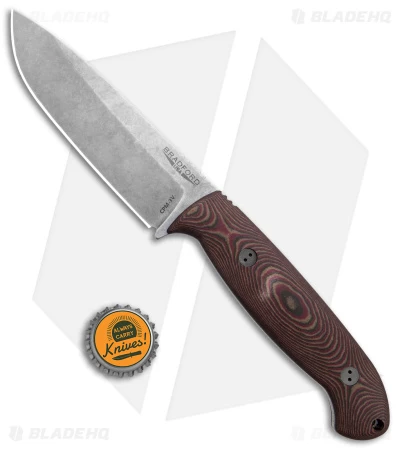 Bradford Knives Guardian5.5 Fixed Blade Knife 3D Red Richlite (5" SW) - Image 4