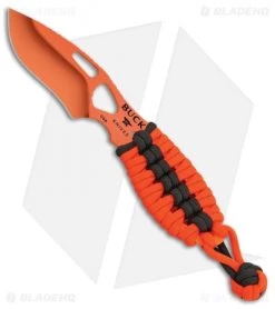 Buck Knives Buck PakLite Skinner Fixed Blade Knife Paracord Wrap (2.875" Orange) 0140ORS-PC