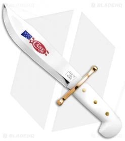 Case Bowie Hunting Fixed Blade Knife White W/ Blade Art (BOWIE SS)