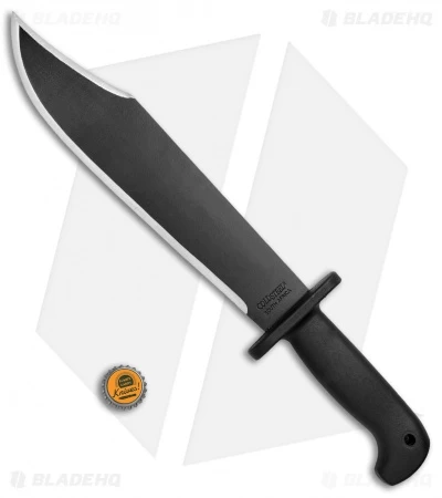 Cold Steel Black Bear Bowie Fixed Blade Knife (12" Black) 97SMBWZ - Image 4