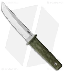 Cold Steel Kobun Tanto Fixed Blade Knife OD Green (5.5" Satin)