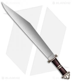 Cold Steel Long Sax Fixed Blade Knife Rosewood (17.25" Damascus) 88HVA