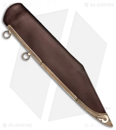 Cold Steel Long Sax Fixed Blade Knife Rosewood (17.25" Damascus) 88HVA - Image 2