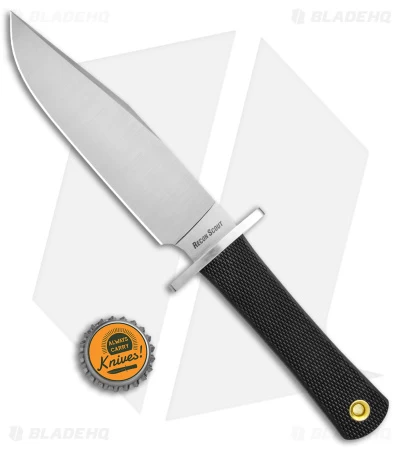 Cold Steel Recon Scout Combat Fixed Blade Knife Black Kraton (7.5" Satin) 37RS - Image 4