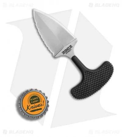 Cold Steel Urban Edge Push Dagger Fixed Blade Knife (2.5" Satin Serr) 43XLS - Image 4