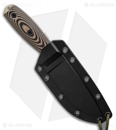 ESEE Knives ESEE-4PDT-005 Fixed Blade Knife Coyote/Black 3D G-10 (4.5" Tan) - Image 3