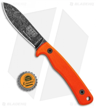 ESEE Ashley Game Knife Orange G-10 (3.5" Black) ESEE-AGK-OR - Image 4
