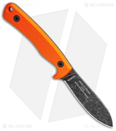 ESEE Ashley Game Knife Orange G-10 (3.5" Black) ESEE-AGK-OR - Image 2