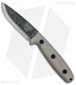 ESEE Camp-Lore Bolieu RB3 Bushcraft Knife Micarta (3.5" Black Stonewash)
