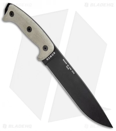 ESEE Junglas II Survival Fixed Blade Knife + Sheath (8.5" Black) - Image 2