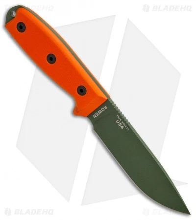 ESEE Knives ESEE-4P-OD Fixed Blade Knife (4.5" OD Green) - Image 2