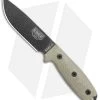 ESEE Knives ESEE-4PB-017 Fixed Blade Knife Natural 3D Micarta (4.5" OD Green)