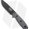 ESEE Knives ESEE-4S Fixed Blade Knife (4.5" Black Serr)