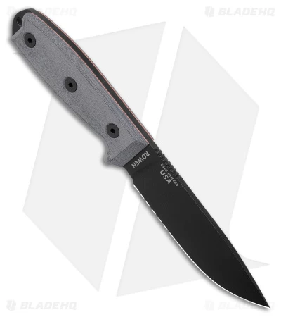 ESEE Knives ESEE-4S-KO Knife (4.5" Black Serr) *No Sheathing* - Image 2