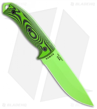 ESEE Knives ESEE-5PVG-007 Fixed Blade Knife Green/Black 3D G-10 (5.25" Green) - Image 2