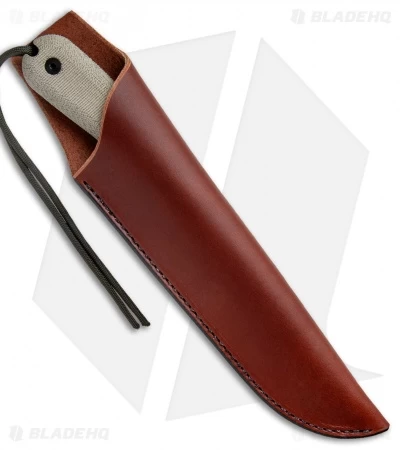 ESEE Knives ESEE-6HM Fixed Blade Knife Gray Micarta (6" Black) - Image 3