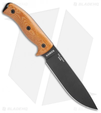 ESEE Knives ESEE-6PB-011 Fixed Blade Knife Natural 3D Micarta (6.5" Black) - Image 2