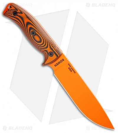 ESEE Knives ESEE-6POR-006 Fixed Blade Knife Orange/Black 3D G-10 (6.5" Orange) - Image 2