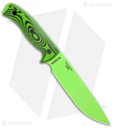 ESEE Knives ESEE-6PVG-007 Fixed Blade Knife Green/Black 3D G-10 (6.5" Green) - Image 2