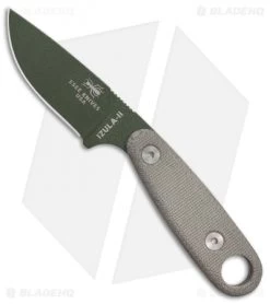 ESEE Knives Izula-II Neck Knife Micarta (2.88" OD Green)