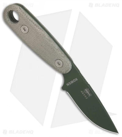 ESEE Knives Izula-II Neck Knife Micarta (2.88" OD Green) - Image 2