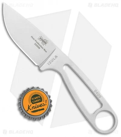 ESEE Knives Izula S35VN Neck Knife W/ Sheath (2.75" Stonewash) - Image 5