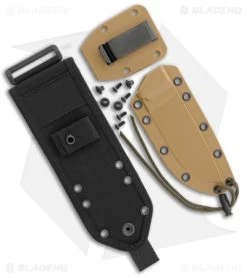 ESEE Knives ESEE-4 Coyote Tan Sheath + Clip Plate + MOLLE Back