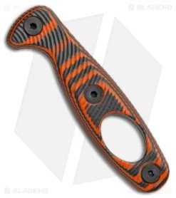 ESEE Xancudo Handle Scales W/ Hole (Orange/Black)