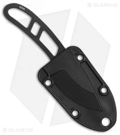 ESEE Candiru Fixed Blade Neck Knife (2" Black) - Image 3