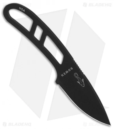 ESEE Candiru Fixed Blade Neck Knife (2" Black) - Image 2
