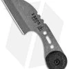 TOPS Knives TOPS 3 Bros Fixed Blade Sheepsfoot Neck Knife Black Micarta (2.2" Tumbled)