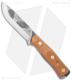 TOPS Knives BOB Fieldcraft Knife Brown Micarta (4.625" Camo)