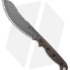 TOPS Knives Brush Wolf Fixed Blade Knife Green Micarta (6.5" Acid SW)