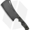 TOPS Knives El Chappo Cleaver Fixed Blade Knife Black Micarta (6" Acid SW)