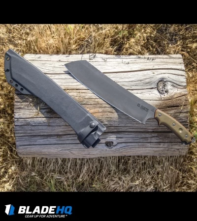 TOPS Knives El Chete Fixed Blade Chopper Knife W/ Clip (12" Acid SW) ELCH - Image 5