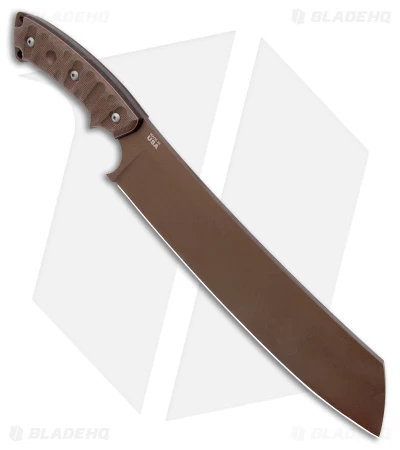 TOPS Knives El Chete Fixed Blade Rocky Mountain Tread W/ Dangler (12" Bronze) - Image 2