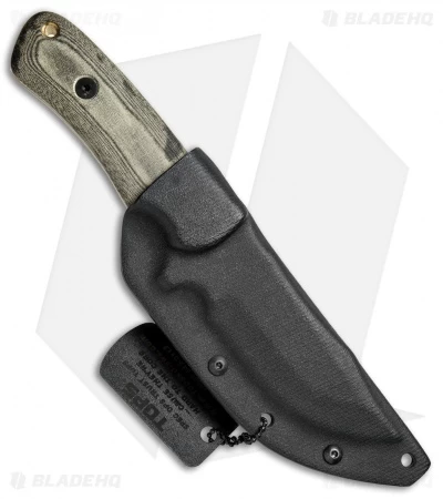 TOPS Knives Shadow Hunter Sportsman Fixed Blade Gray Micarta (4" Gray) SH-99 - Image 3