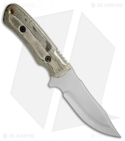 TOPS Knives Shadow Hunter Sportsman Fixed Blade Gray Micarta (4" Gray) SH-99 - Image 2