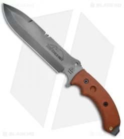 TOPS Knives Tahoma S/E Field Knife Tan Canvas Micarta (8.3" Gray) TAHO-02