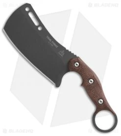 TOPS Knives Tidal Force Fixed Blade Knife Micarta (4.8" Black)
