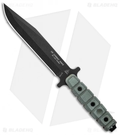 TOPS Knives US Combat Knife (7.5" Black ) US-01