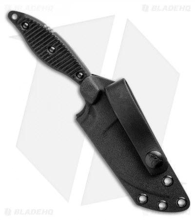 TOPS Knives Unzipper Fixed Blade Knife Black G-10 (3.6" Black) UNZ-01 - Image 4