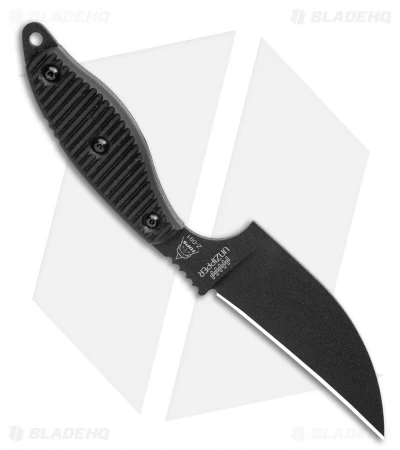 TOPS Knives Unzipper Fixed Blade Knife Black G-10 (3.6" Black) UNZ-01 - Image 3