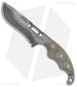 TOPS Knives Wind Runner SRE Fixed Blade Green Micarta (3" Black River Wash)