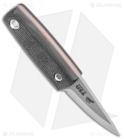 TOPS Knives TOPS Mini Tanimboca Puukko Fixed Blade Neck Knife Micarta (1.625" Gray) - Image 2