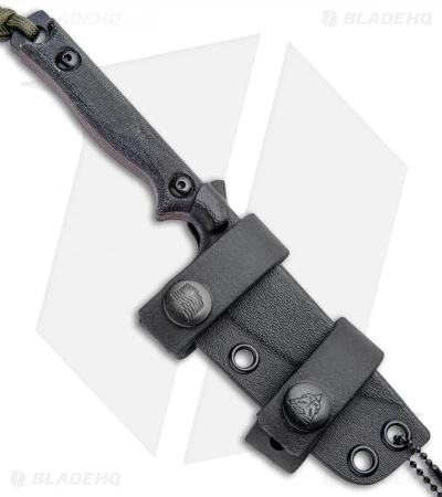 TOPS Knives Street Scalpel 2.0 Fixed Blade Knife Black Micarta (3.13" Black) - Image 3