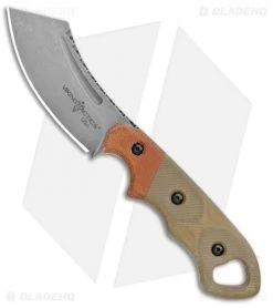 TOPS Knives Viking Tactics Patriot Fixed Blade Green/Orange Mic (3" Acid SW)
